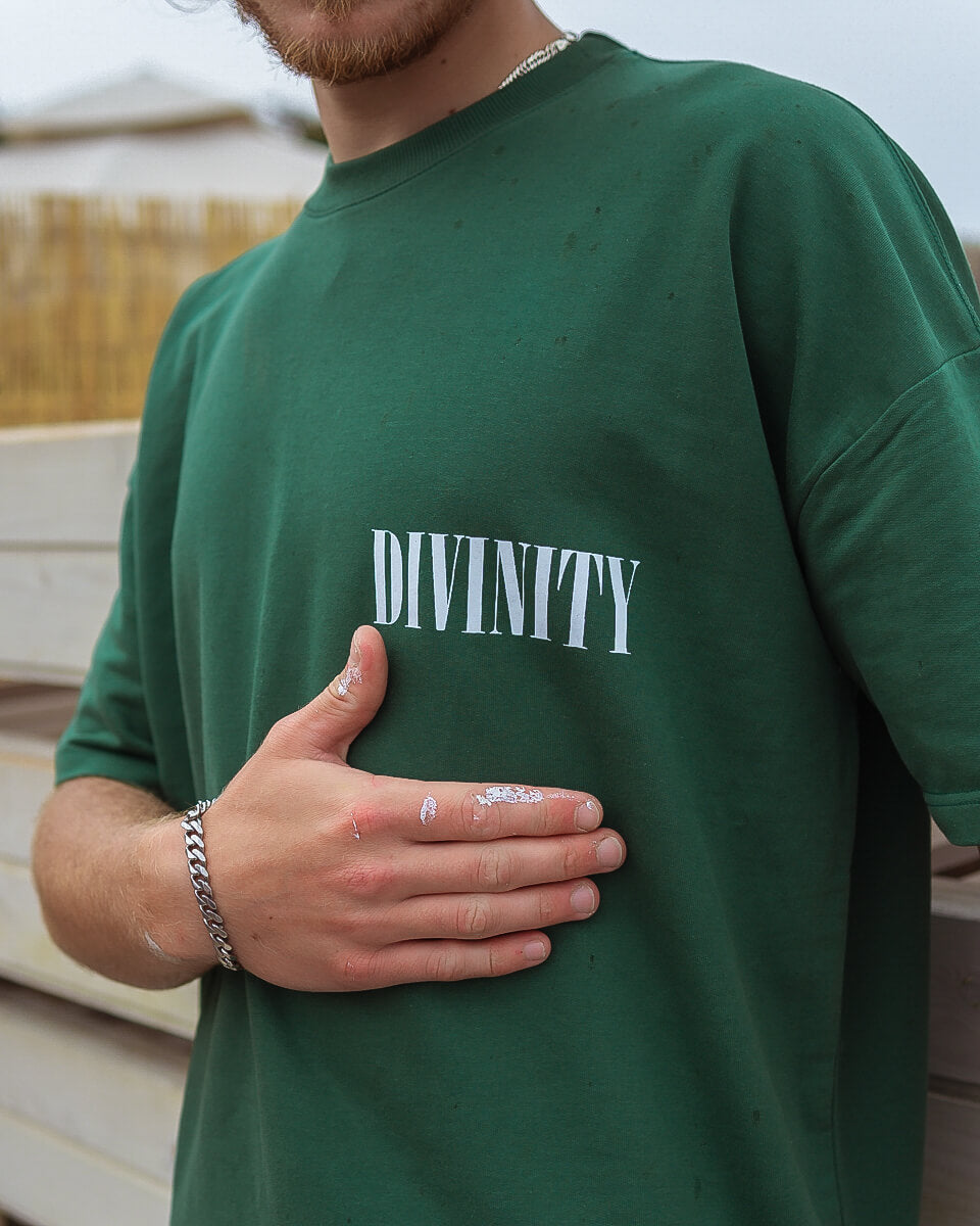 Oversized T-Shirt | 1100 | Forest Green