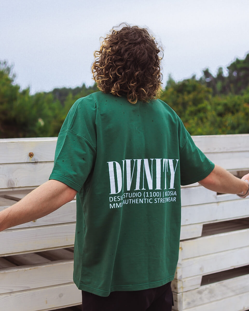 Oversized T-Shirt | 1100 | Forest Green