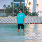 Divinity Oversized T-Shirt | NRVN | Turquoise