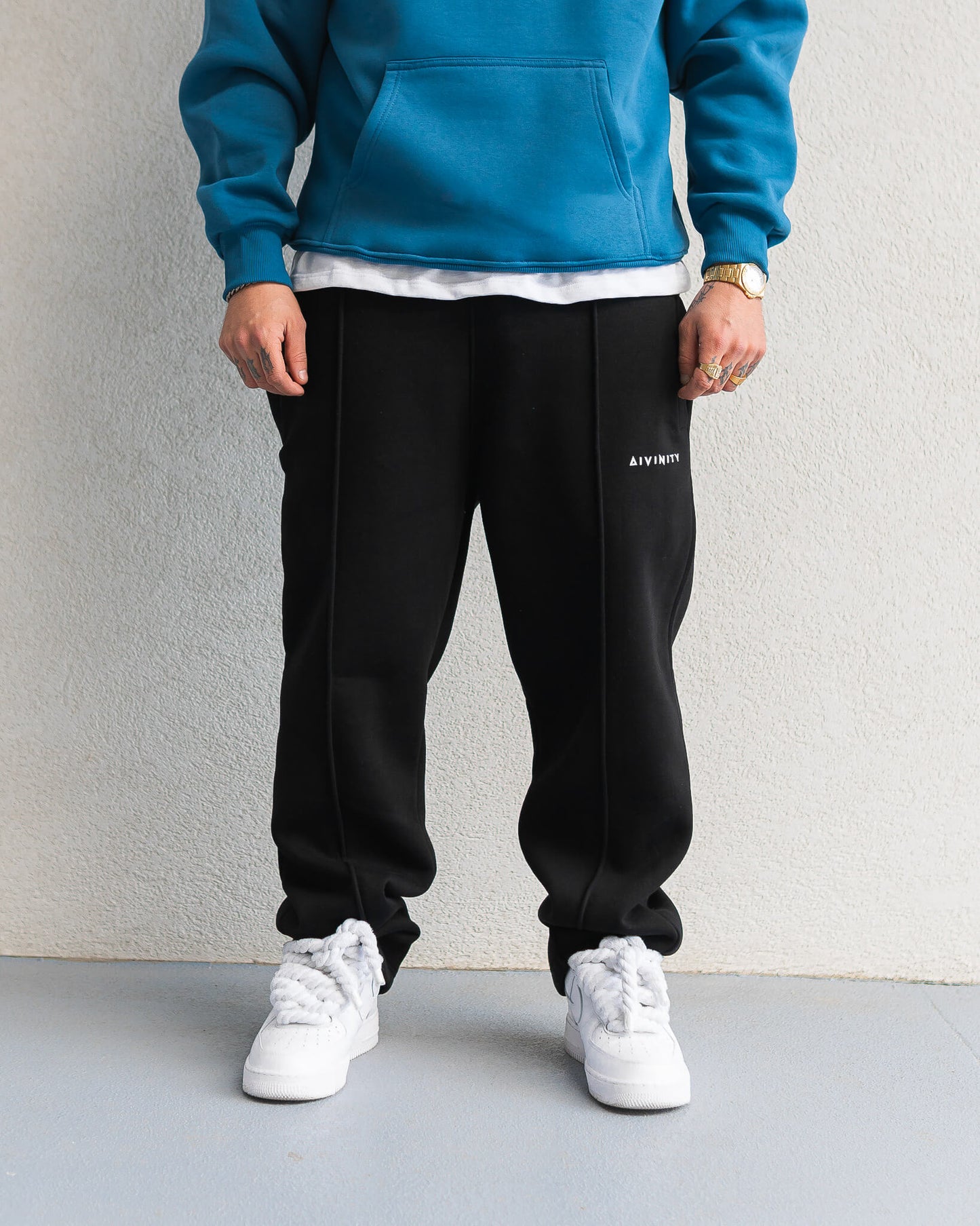 Baggy Signature Tracksuit Black