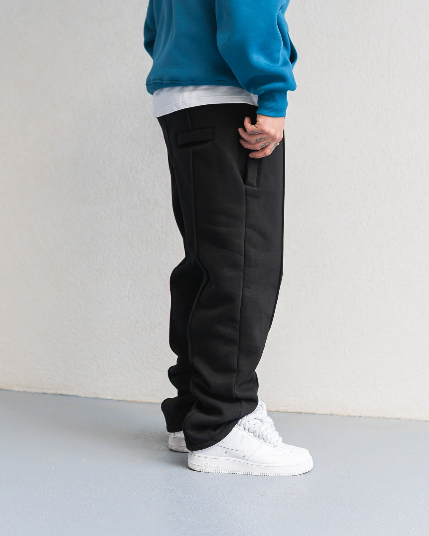 Baggy Signature Tracksuit Black