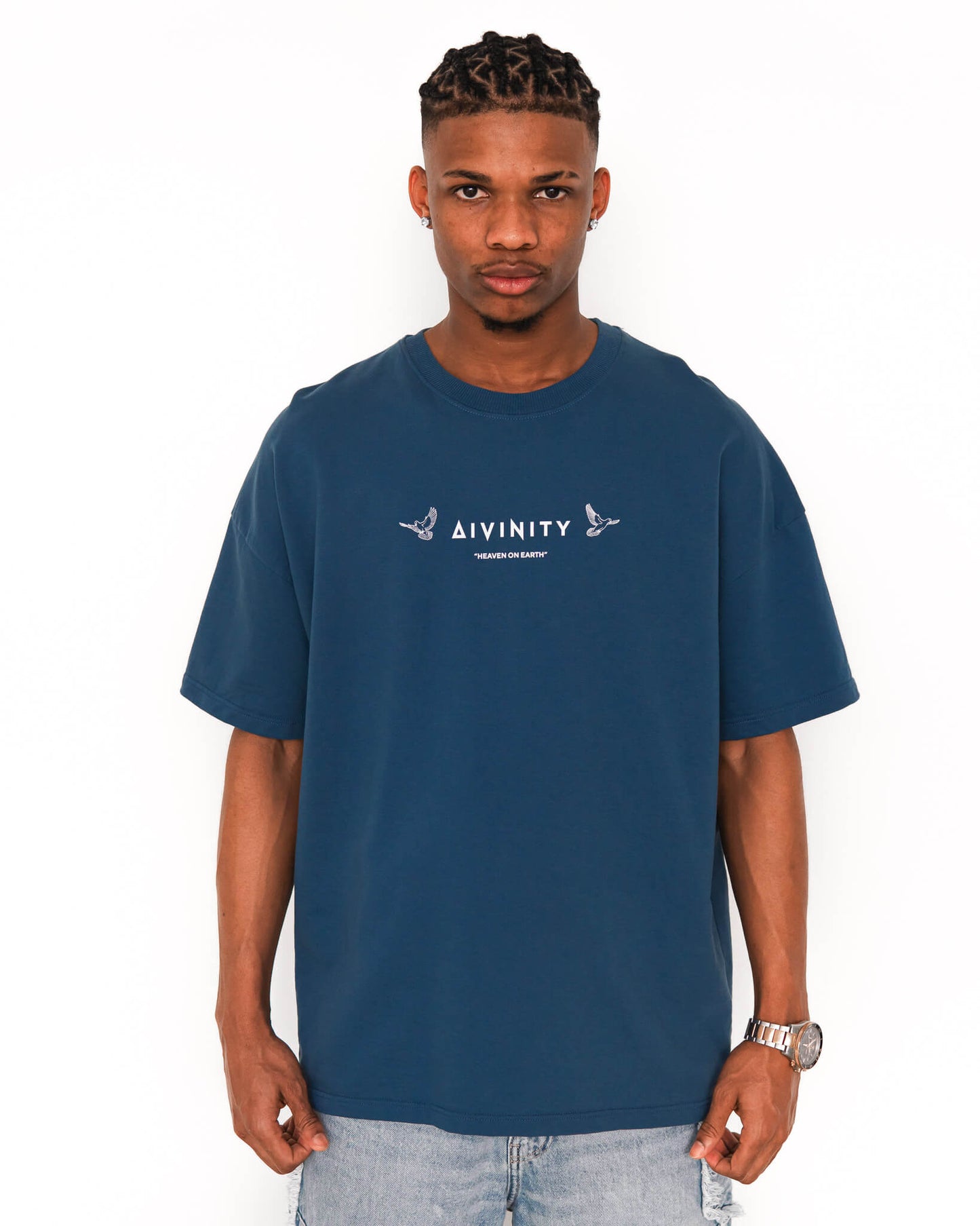 Birds Of Inspiration T-Shirt Navy Blue