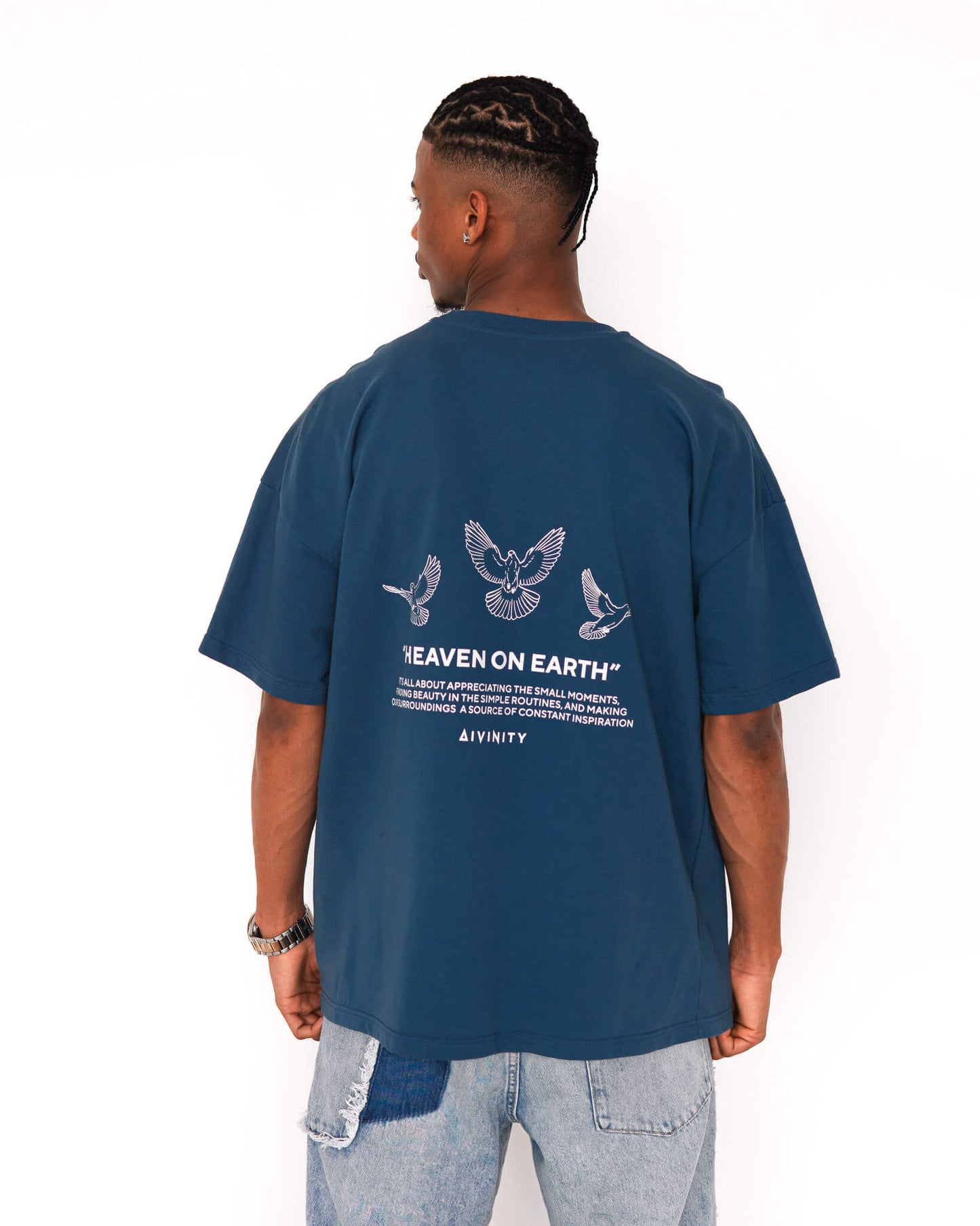 Birds Of Inspiration T-Shirt Navy Blue