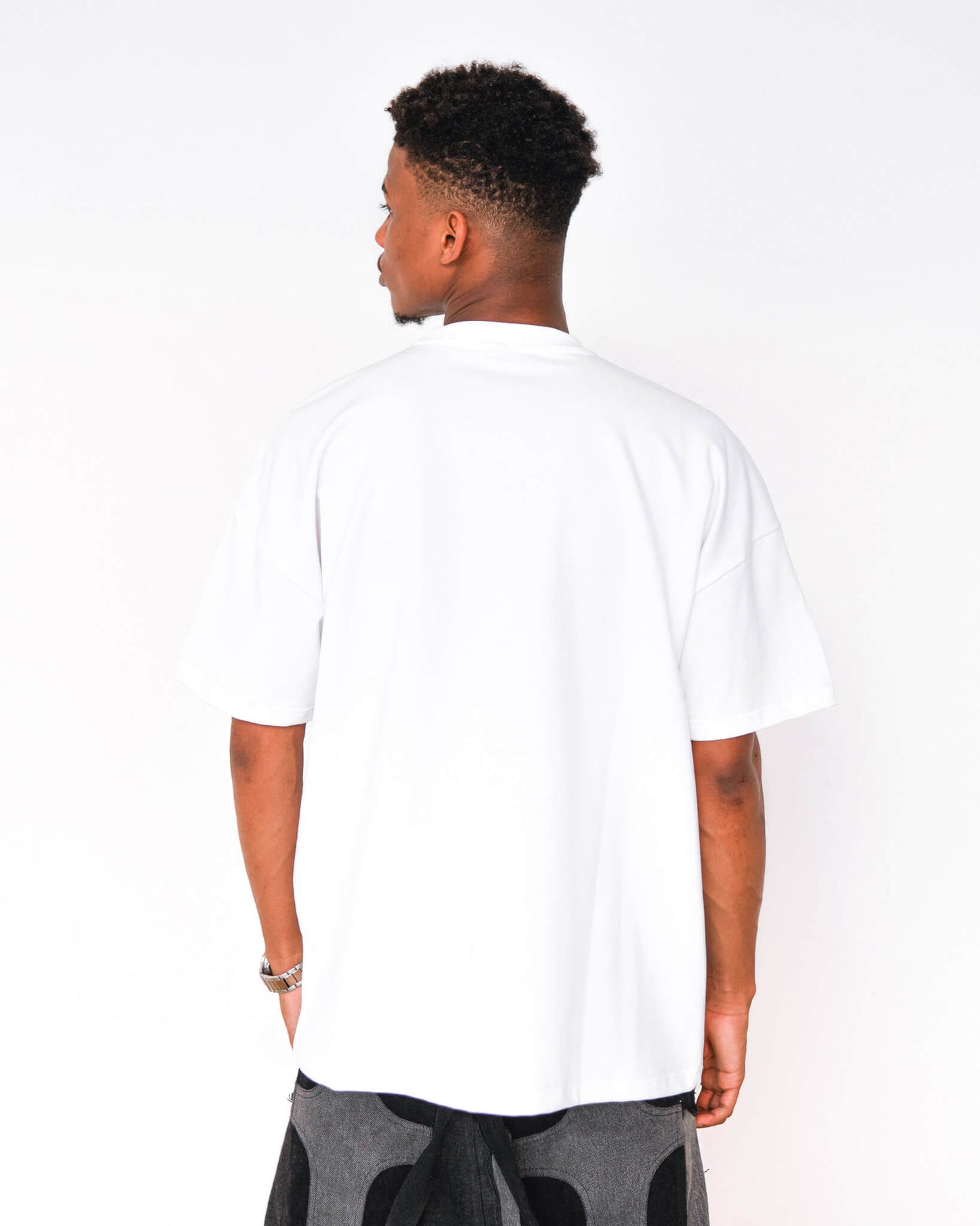 Classic Puff Print T-Shirt White