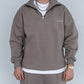 Classic Half-Zip Hoodie Grey Rock