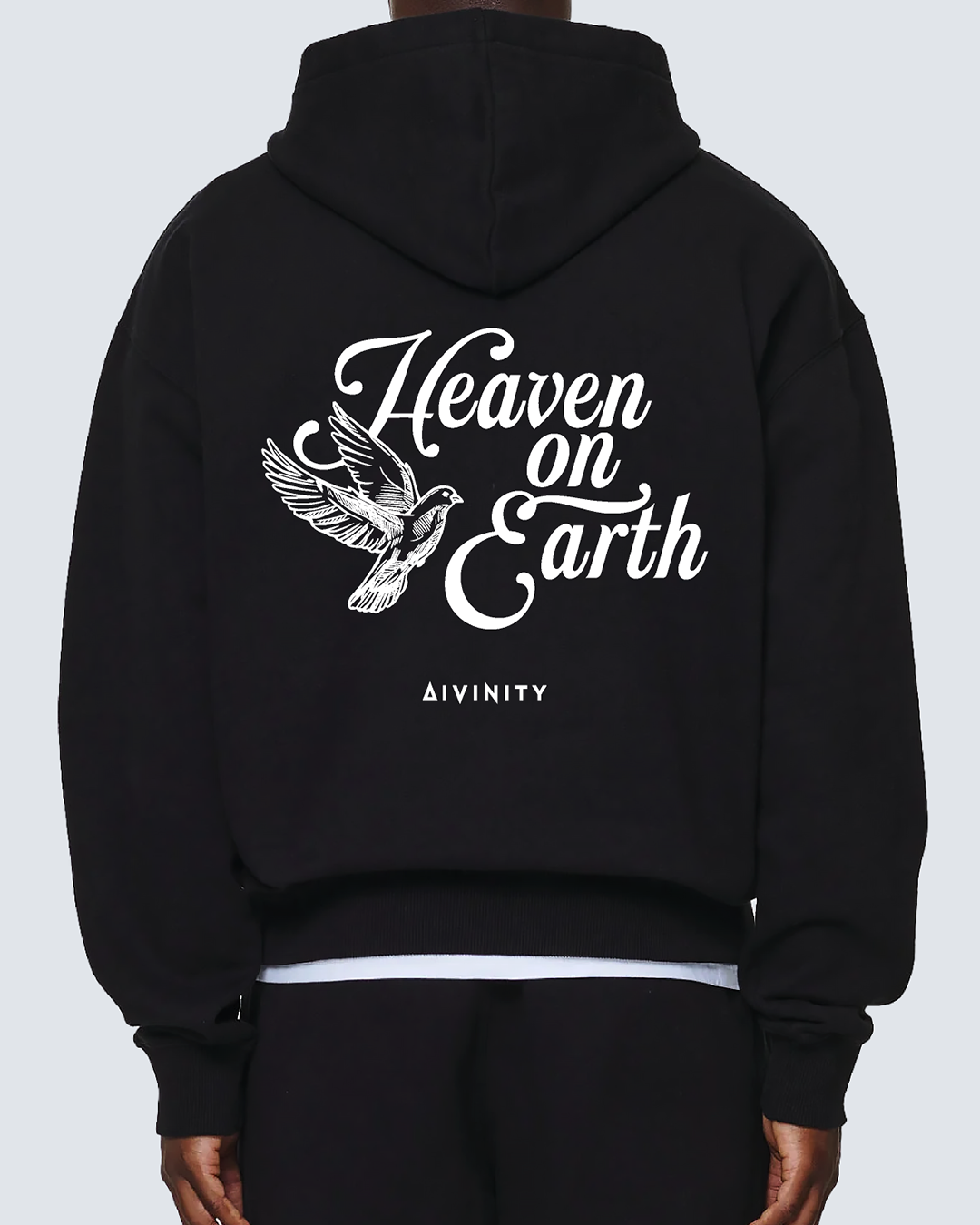 Heaven On Earth Hoodie Black