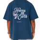 Heaven On Earth T-Shirt Navy Blue