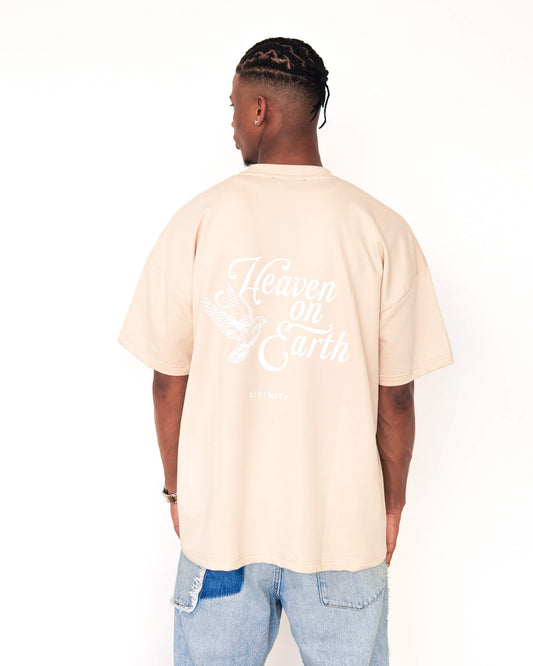 Heaven On Earth T-Shirt Sand