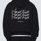 Midnight Thoughts Script Hoodie Black