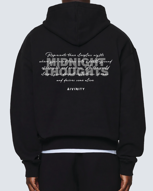 Sleepless Nights Hoodie Black