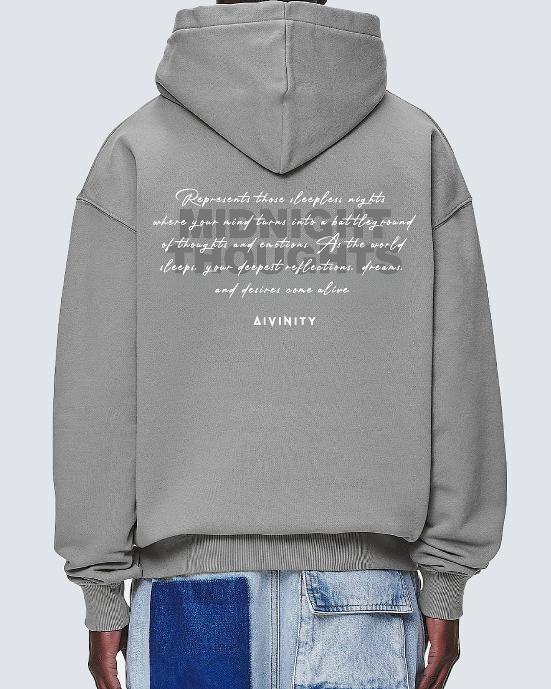 Sleepless Nights Hoodie Rock Grey