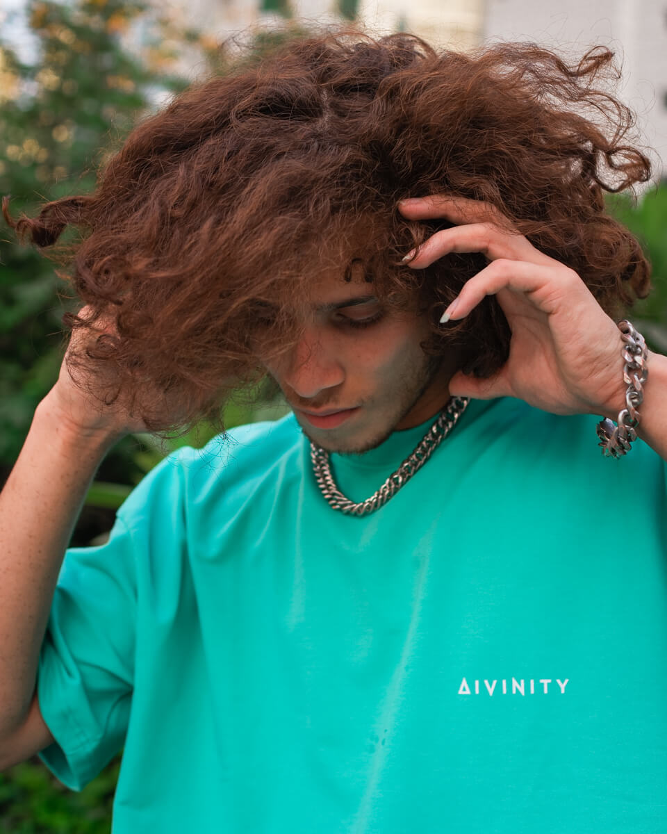 Divinity Oversized T-Shirt | Classic | Turquoise