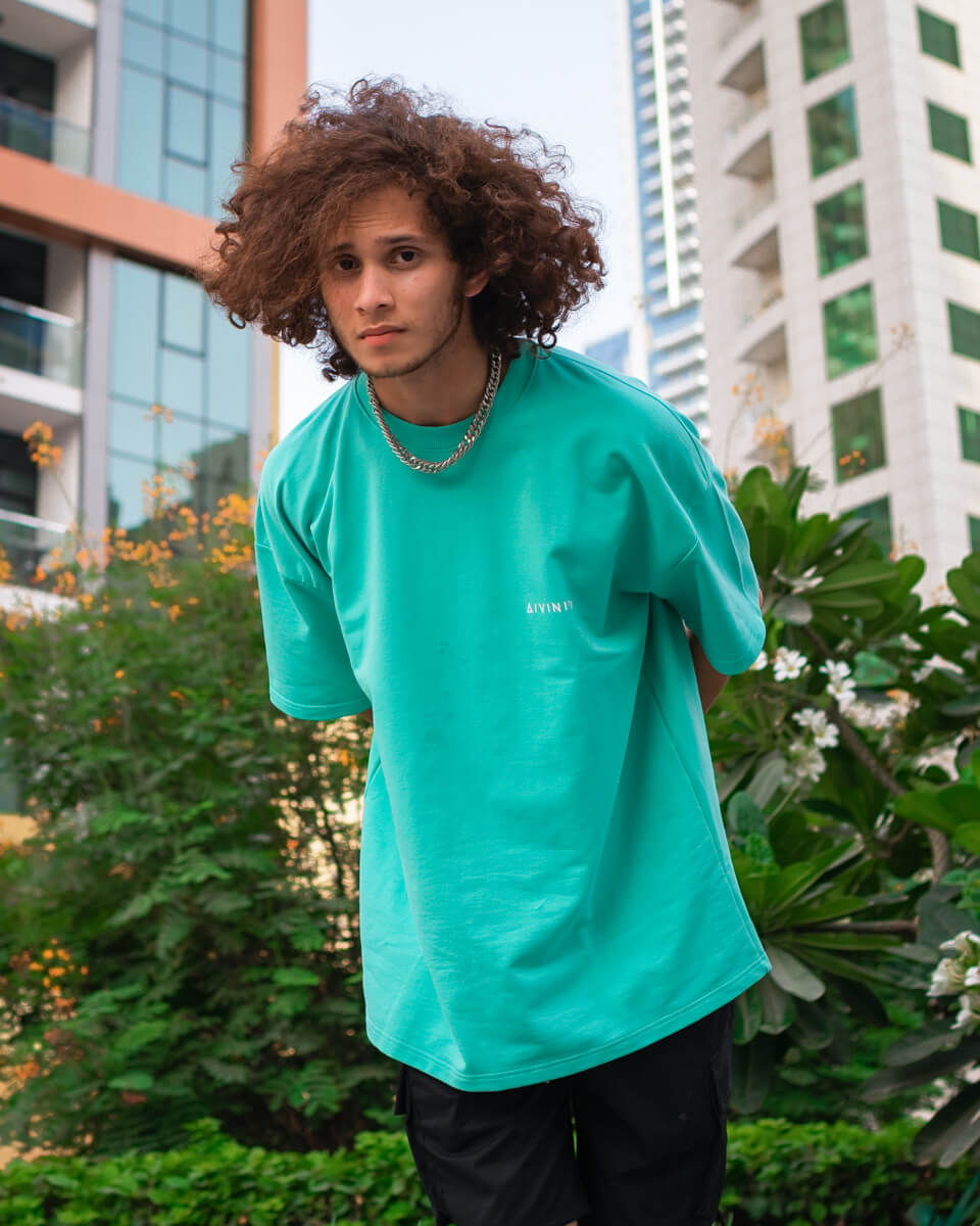 Divinity Oversized T-Shirt | Classic | Turquoise